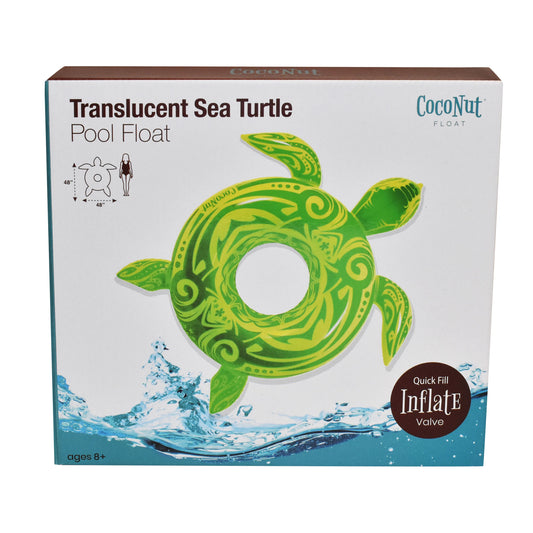 Translucent Sea Turtle Pool Float