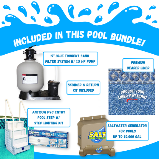 swimming pool equipment bundle for aquasports pools