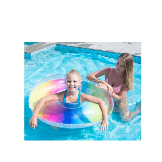 Rainbow 42" Swim Ring - Get 2 for the Price of 1