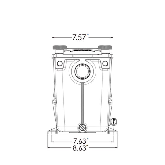 1.0 HP Hayward Super Pump 700  In-Ground Pool Pump