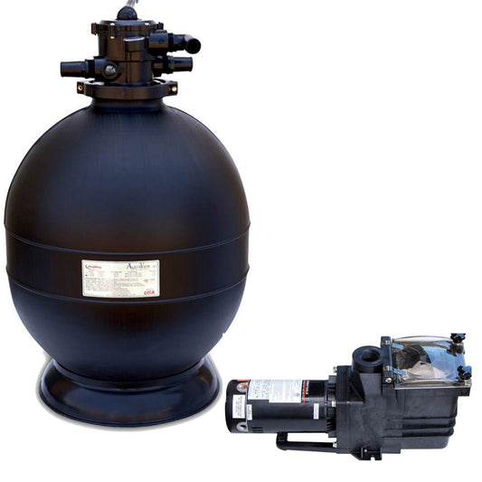 20 in. Aquaview Sand Filter with 1.5 HP Hydro-Super-Flo-Pump