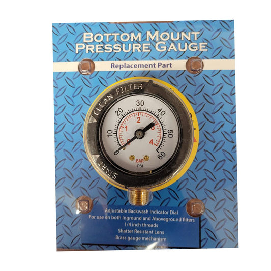 Dial Pressure Gauge - Bottom Mount