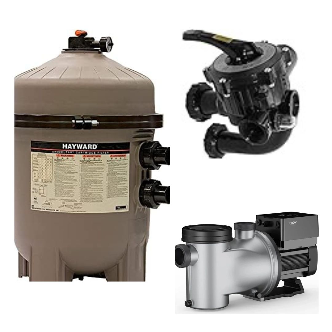 Hayward 36 Sq ft Pro Grid System w 1.65 Moov Variable Speed Pump and VariFlo Control Valve