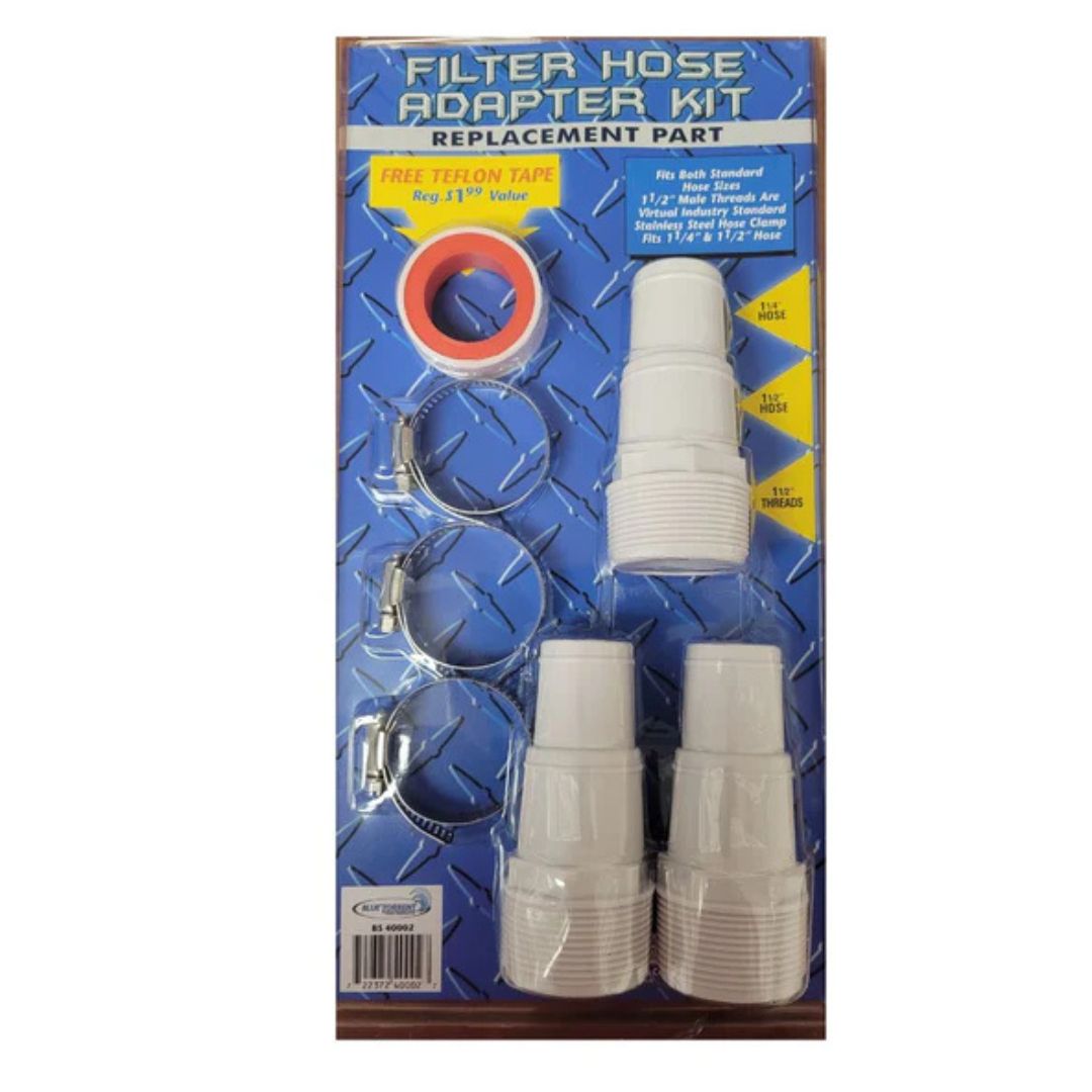 Swimming Pool Filter Hose Adapter Kit  - 3 Adapters