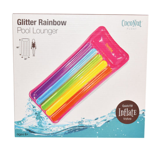 Glitter Rainbow Lounger